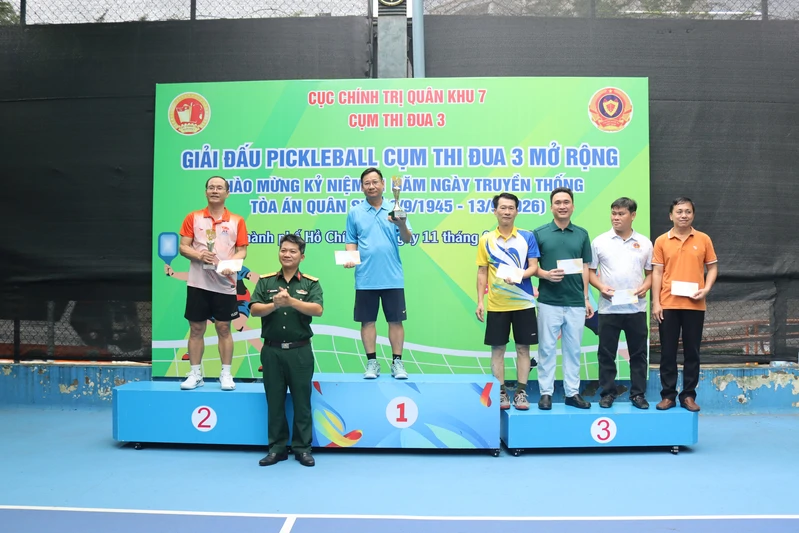 Giải Pickleball mở rộng chào mừng kỷ niệm 81 năm Ngày truyền thống Tòa án Quân sự
