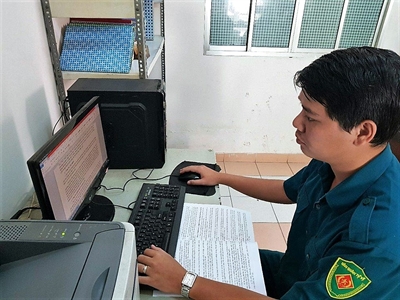 Trần Hoài Thanh, Chỉ huy trưởng Ban CHQS phường gương mẫu, nhiệt huyết
