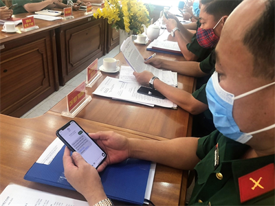 LLVT Quận 1 ủng hộ phòng, chống dịch Covid 19 và hạn mặn