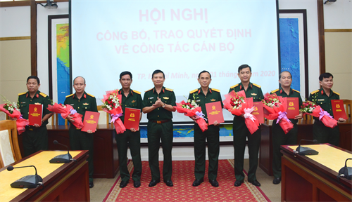 Quân khu 7 triển khai quyết định nhân sự cán bộ