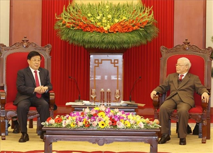 Tổng Bí thư, Chủ tịch nước Nguyễn Phú Trọng, Thủ tướng Nguyễn Xuân Phúc tiếp Bộ trưởng Bộ Công an Trung Quốc