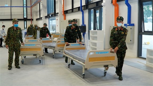 Bệnh viện dã chiến quy mô 1.500 giường tại tỉnh Bình Dương đi vào hoạt động