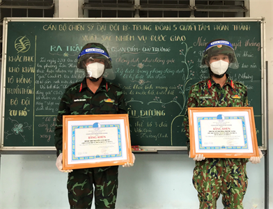 Giúp dân giữ vững an ninh trật tự vùng tâm dịch