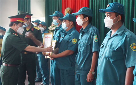 Thành phố Thuận An xây dựng lực lượng tự vệ trong doanh nghiệp vốn đầu tư nước ngoài
