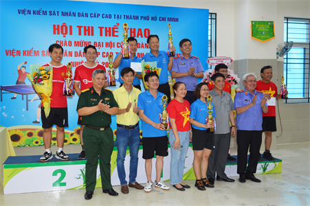 Hội thi thể thao chào mừng Đại hội Công đoàn Viện cấp cao 3 nhiệm kỳ 2023 – 2028