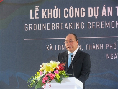 Thủ tướng Nguyễn Xuân Phúc phát lệnh khởi công Dự án Tổ hợp hóa dầu miền Nam
